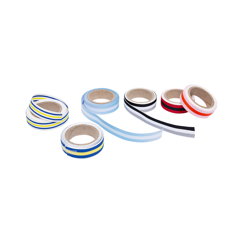 Farbpolyester -Gurtband aus farbigem Streifen Farbpolyester -Gurtband aus farbigem Streifen